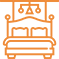 Suítes privativas